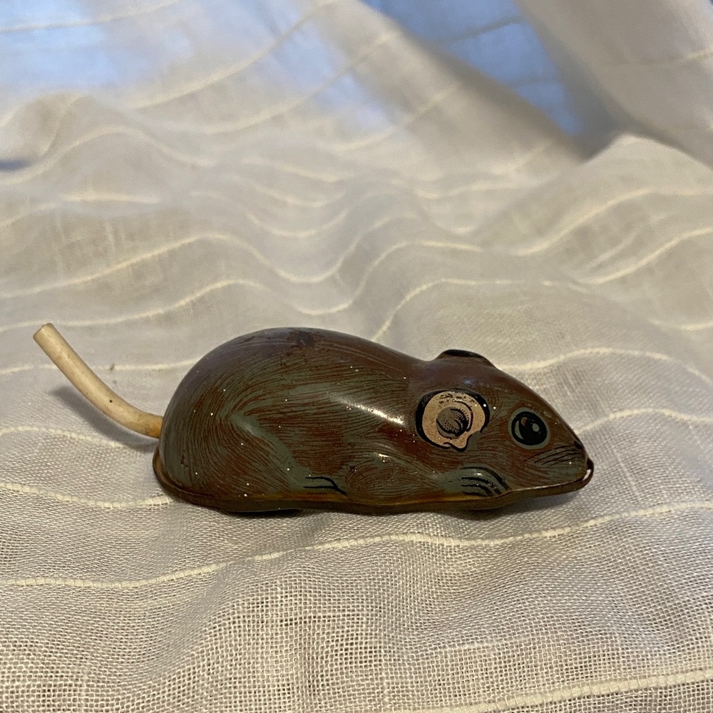 Vintage Brown Mouse Toy